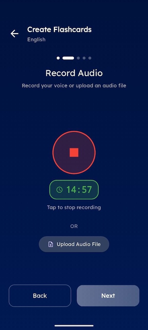 Mindomax: Audio Recording in App