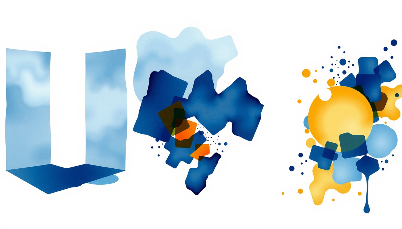 Triptych depicting déjà vu, jamais vu, and presque vu concepts.