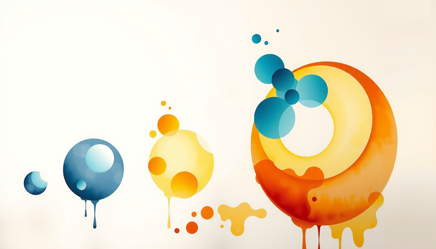 Four abstract spheres symbolizing silent reading to vibrant sound waves.