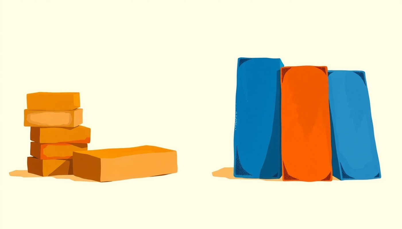 Split-screen infographic comparing re-reading and active recall retention methods.