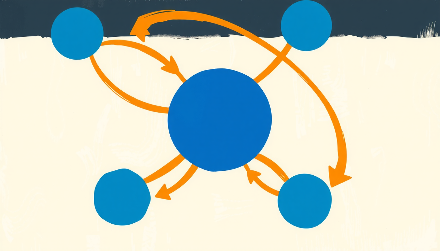 Educational infographic illustrating App Store ranking factors in a clean diagram.