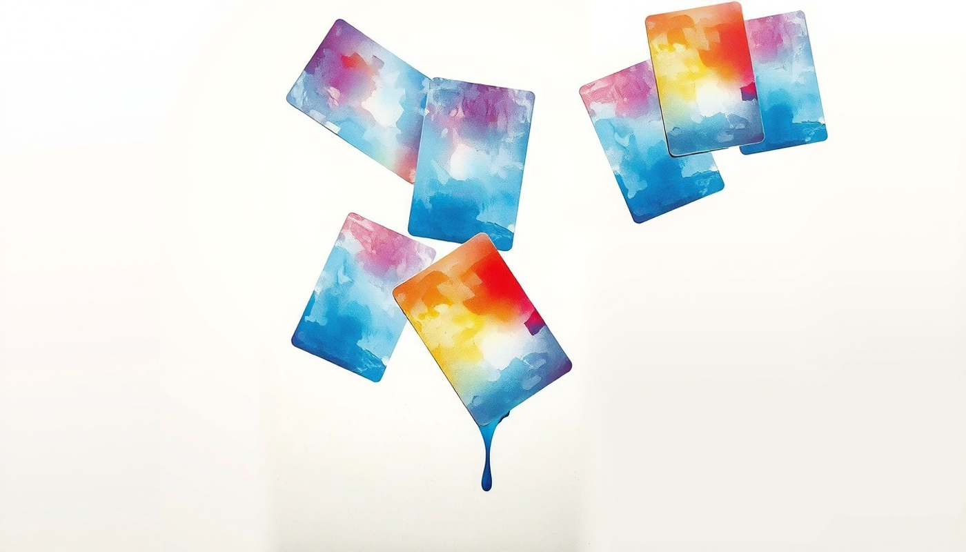 Translucent memory cards fading in space with a renewal pulse.