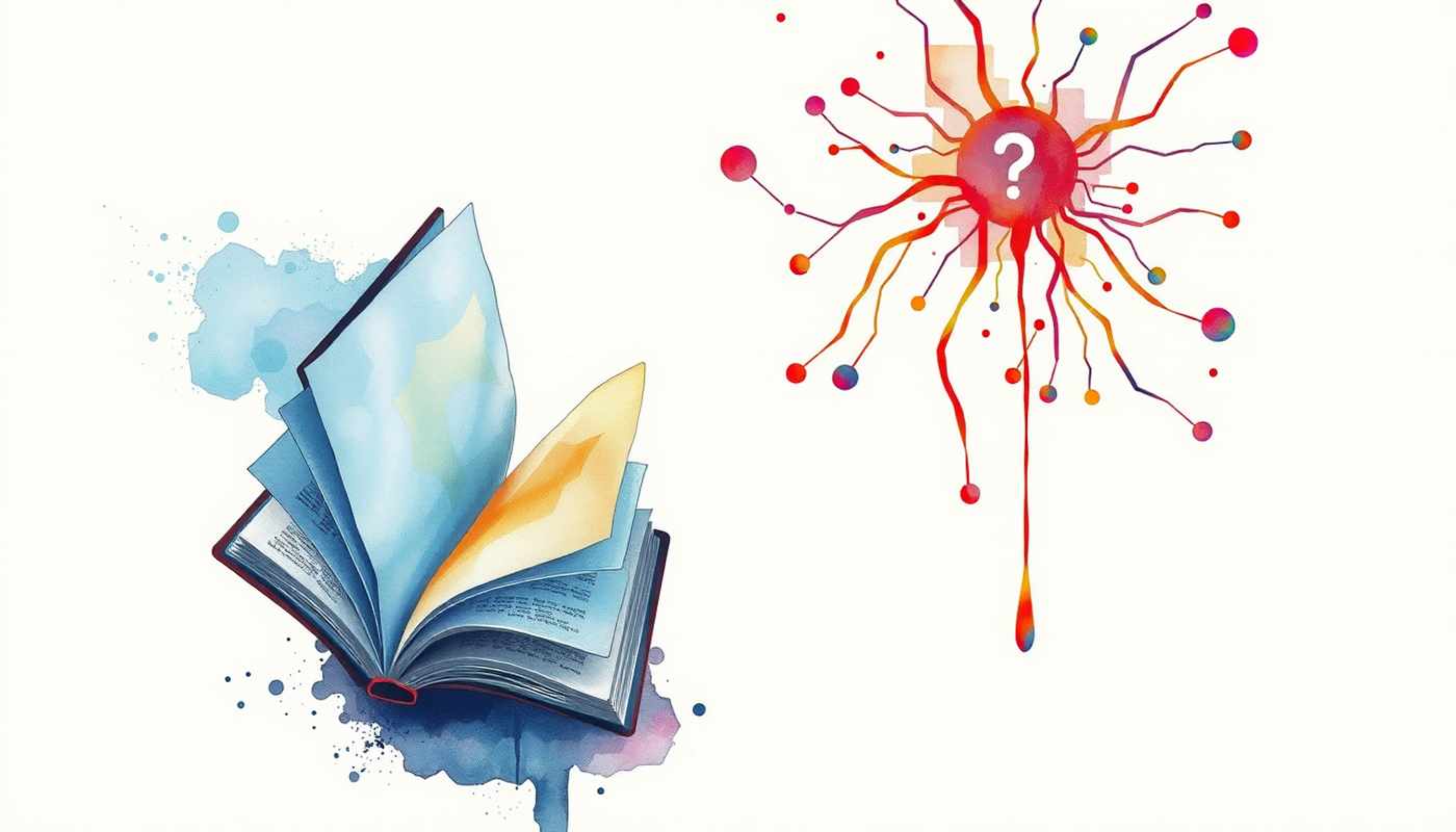 Contrasting study methods: passive rereading vs. active questioning and neural connections.