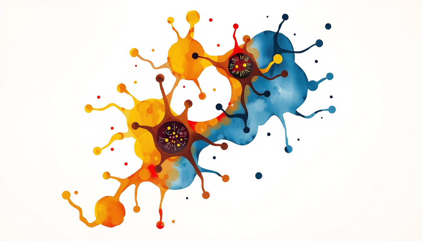 Curiosity depicted as a glowing question mark with neural connections.