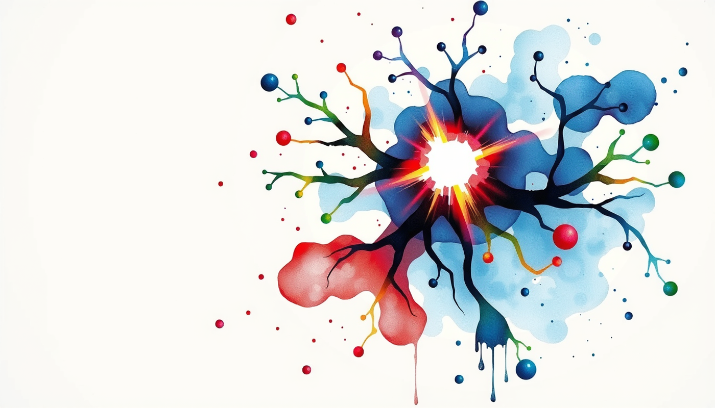 Glowing dopamine pathway in the brain with bright reward signal.