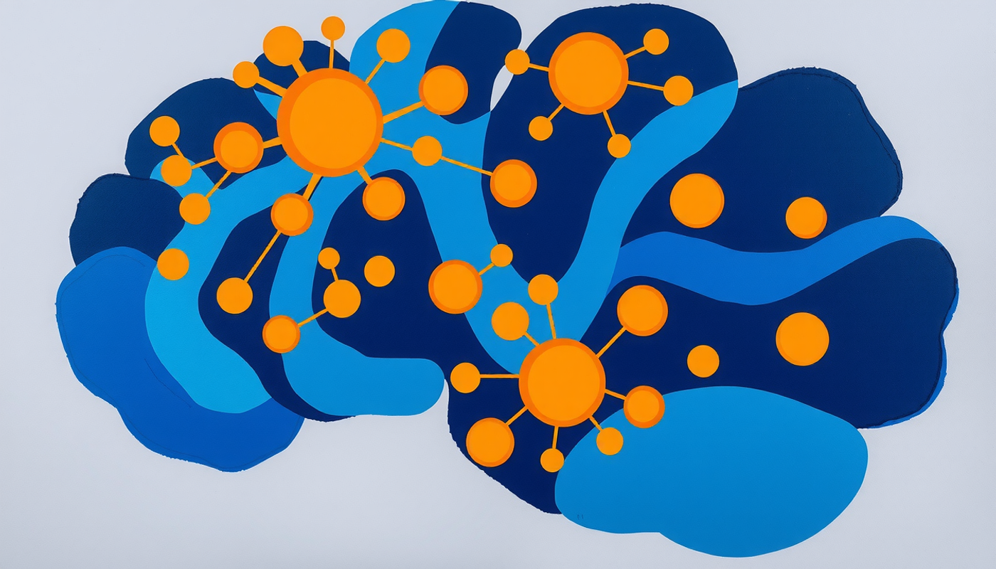 Engram cells glowing in the hippocampus and neocortex, showcasing neural networks.