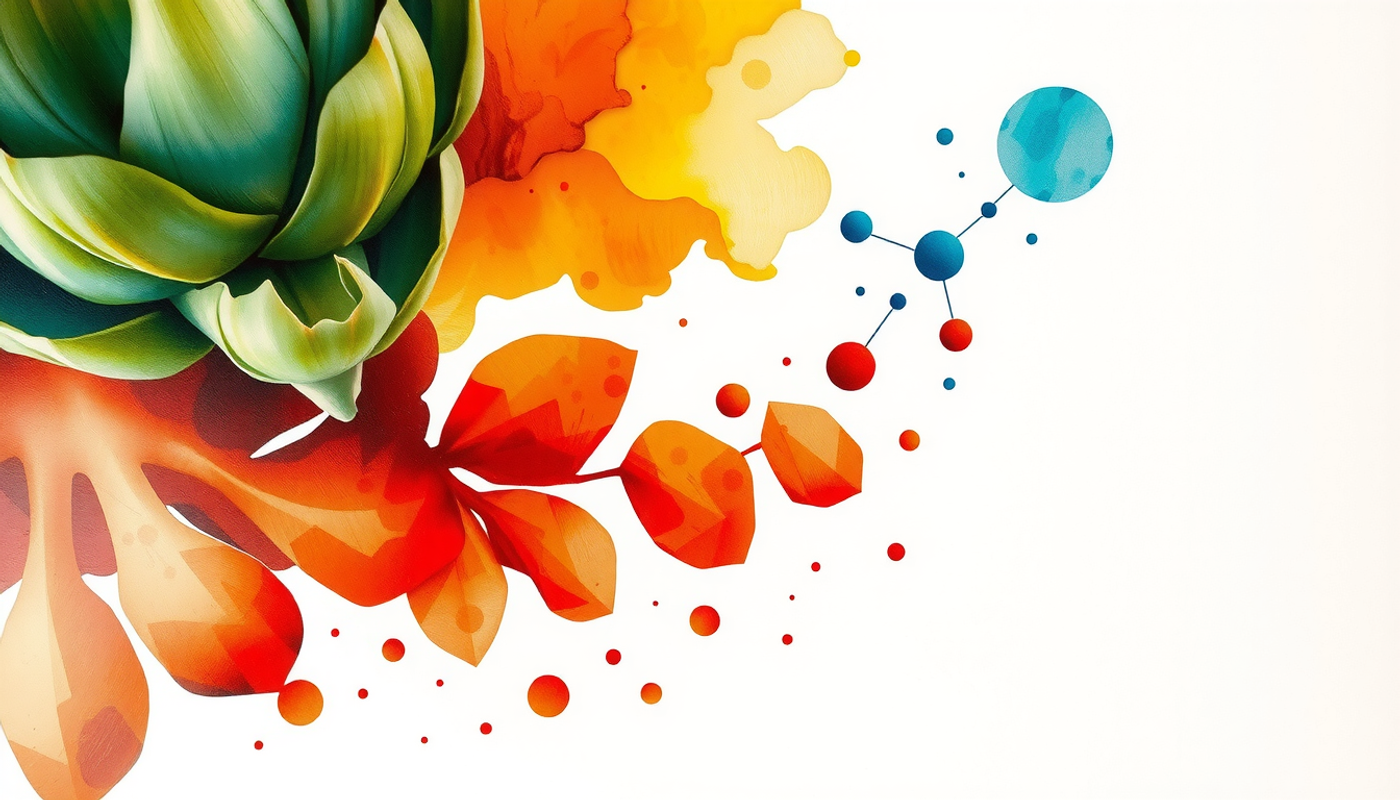 Fiber-rich foods dissolving into glowing SCFA molecules reaching the hippocampus.