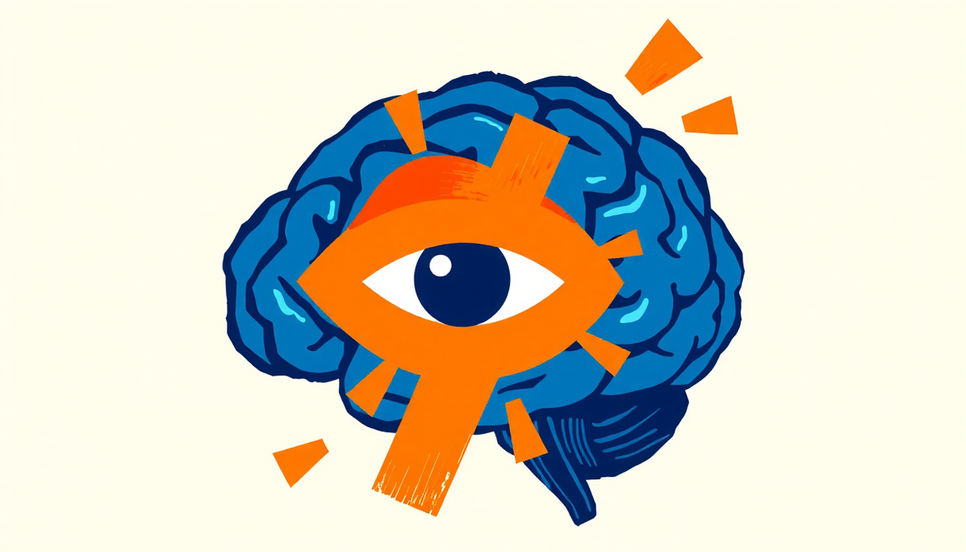 Participants misjudging their understanding of contradictory text concepts.