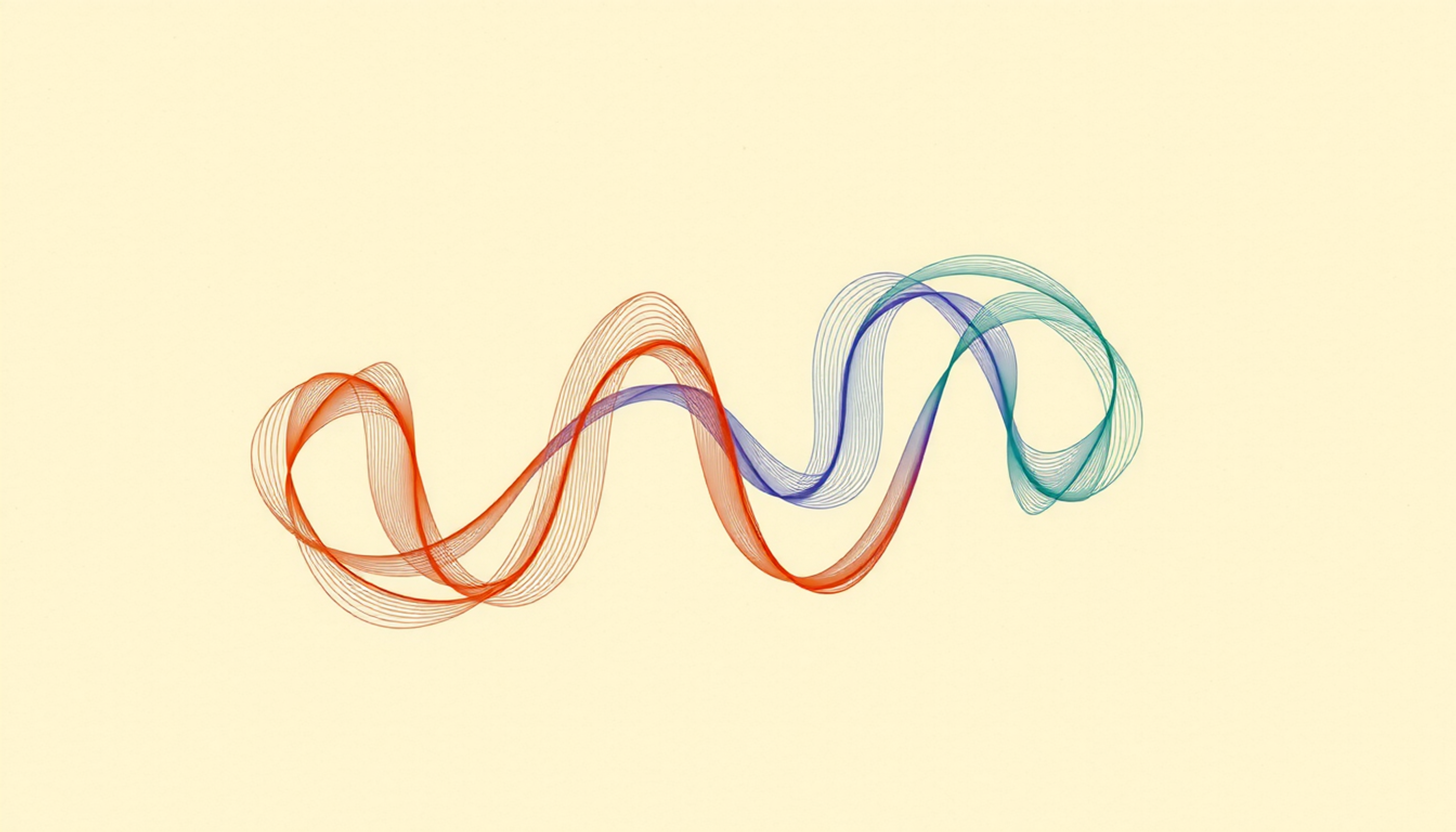 Developing brain under stress with contrasting neural pathways and tones.