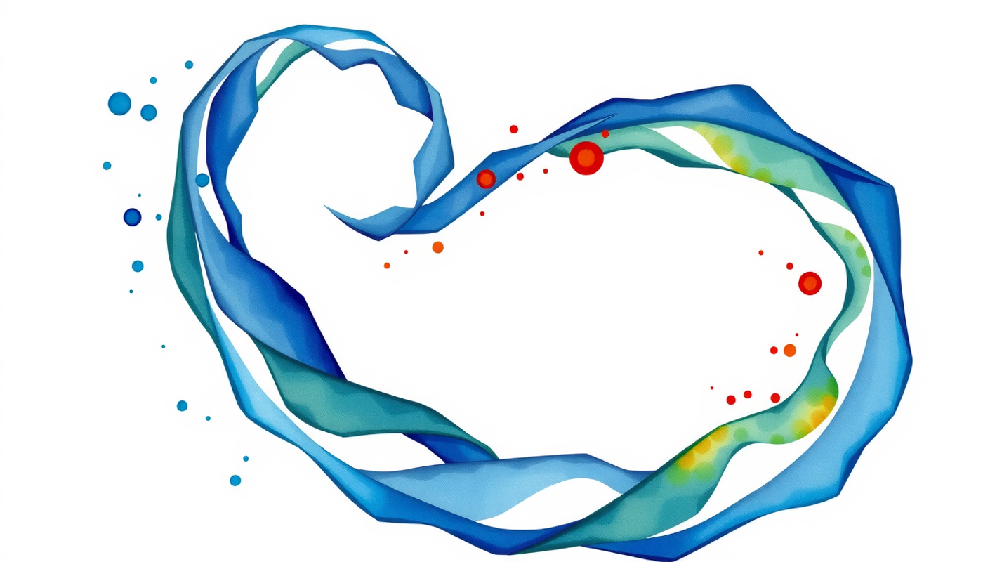 Intertwined spirals symbolize storage and retrieval strength dynamics.