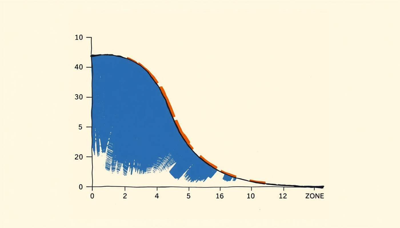 Inverted-U curve diagram of cortisol levels and memory performance.