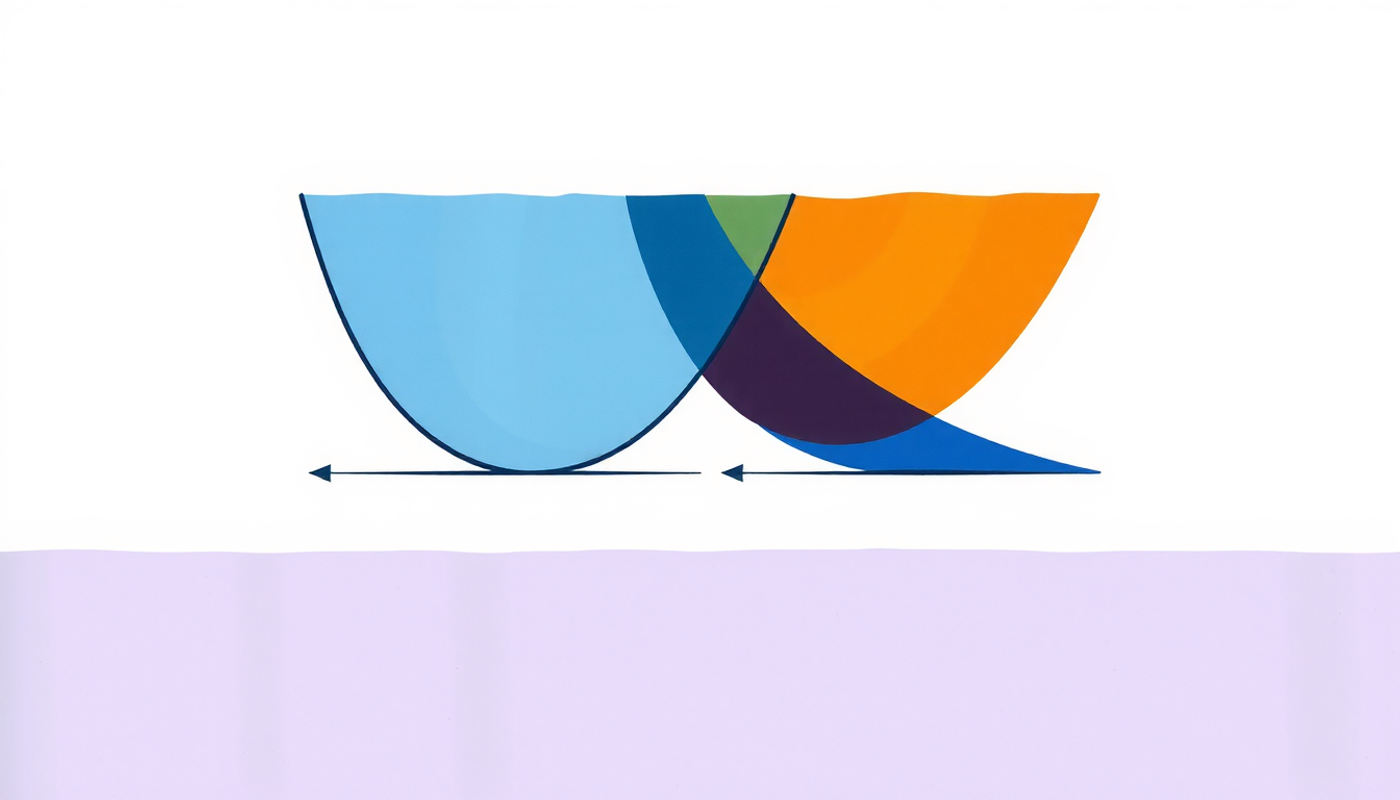 Comparison of smooth inverted-U curve and Diamond's two-phase model diagram.