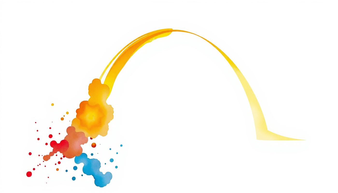 Glowing inverted-U curve illustrating arousal levels and performance.