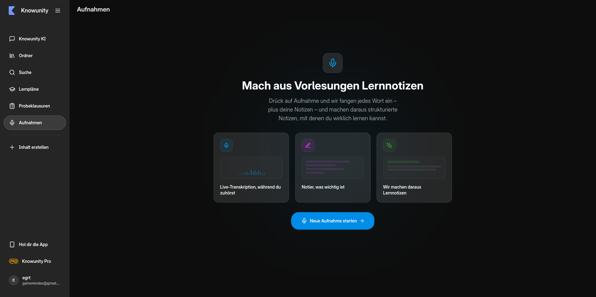 Knowunity Web View