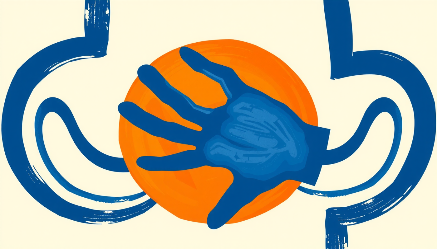 Three manifestations of maladaptive plasticity in dark, moody colors.