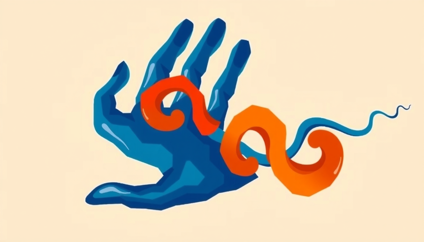 Three manifestations of maladaptive plasticity in dark, moody colors.