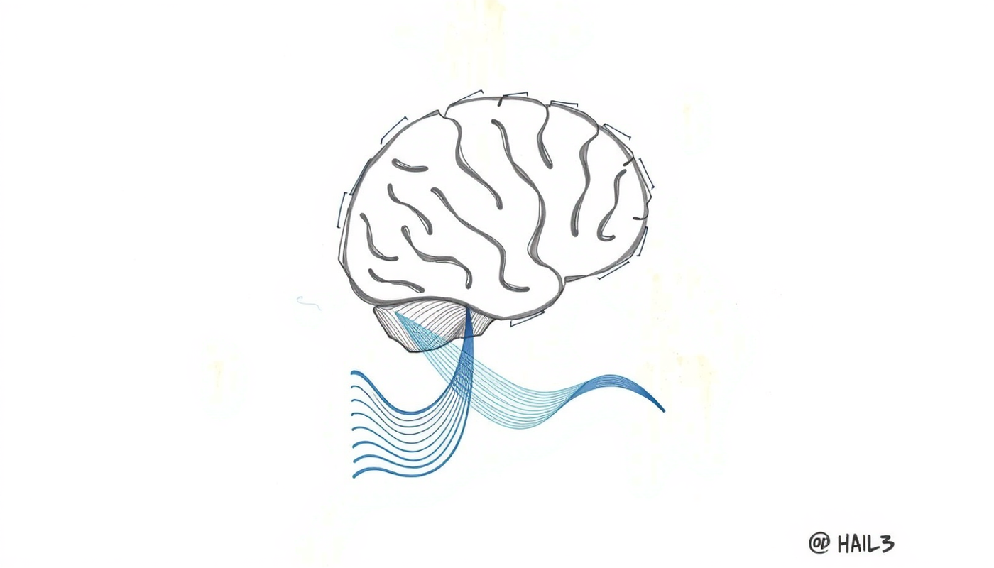 Gedächtniskonsolidierung im Schlaf mit Hippocampus und Neokortex-Wellenmustern.