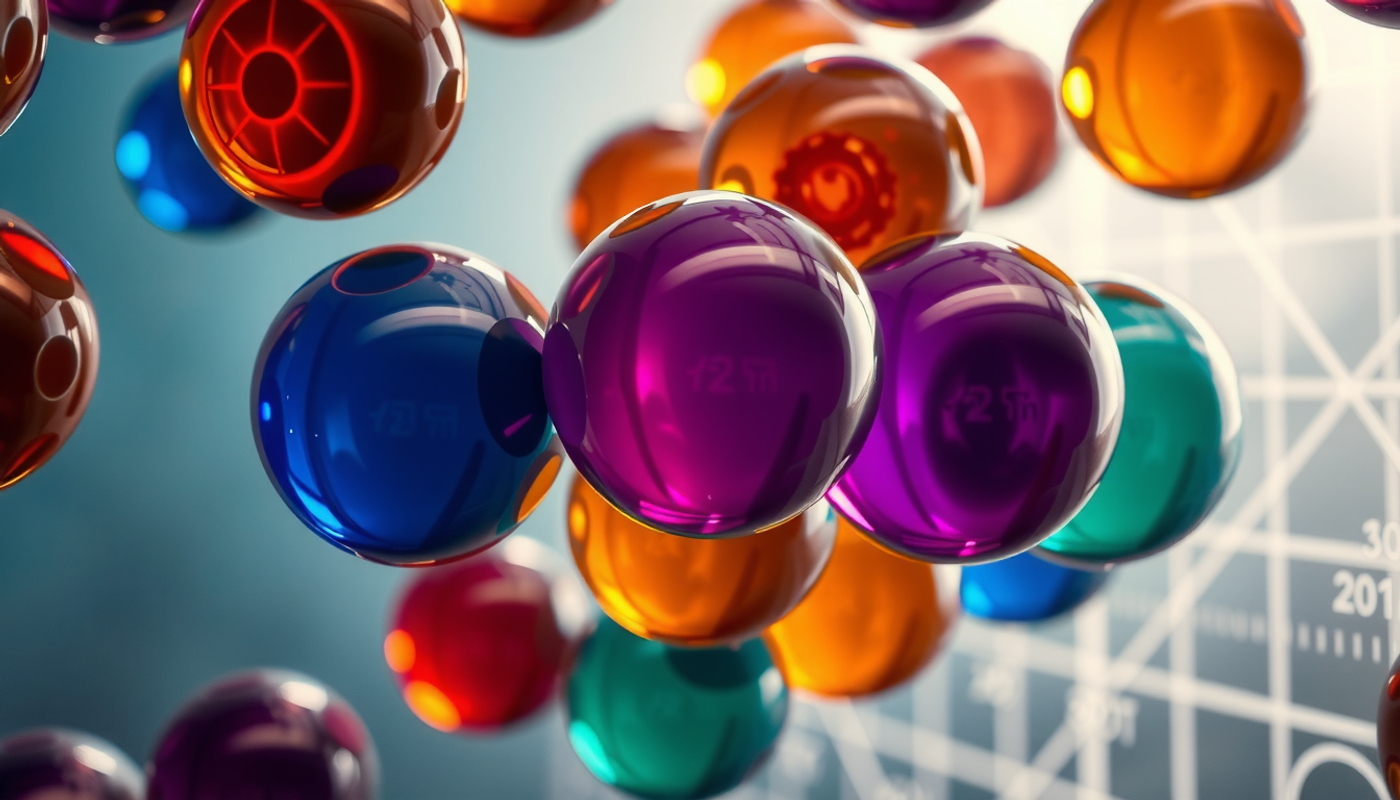 Abstract visualization of memory as overlapping probability clouds in vibrant colors.