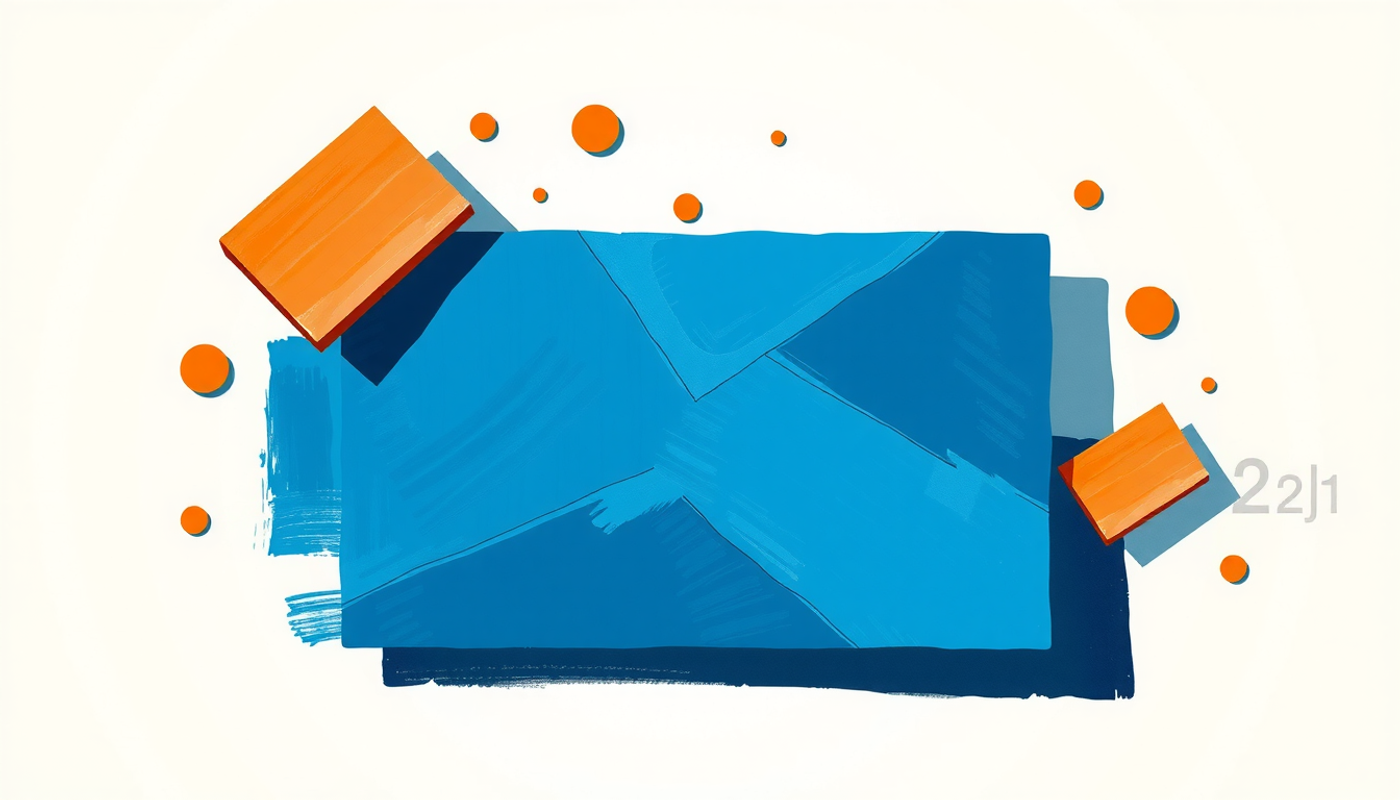 Minimalist banner featuring flashcard apps with soft gradient background.