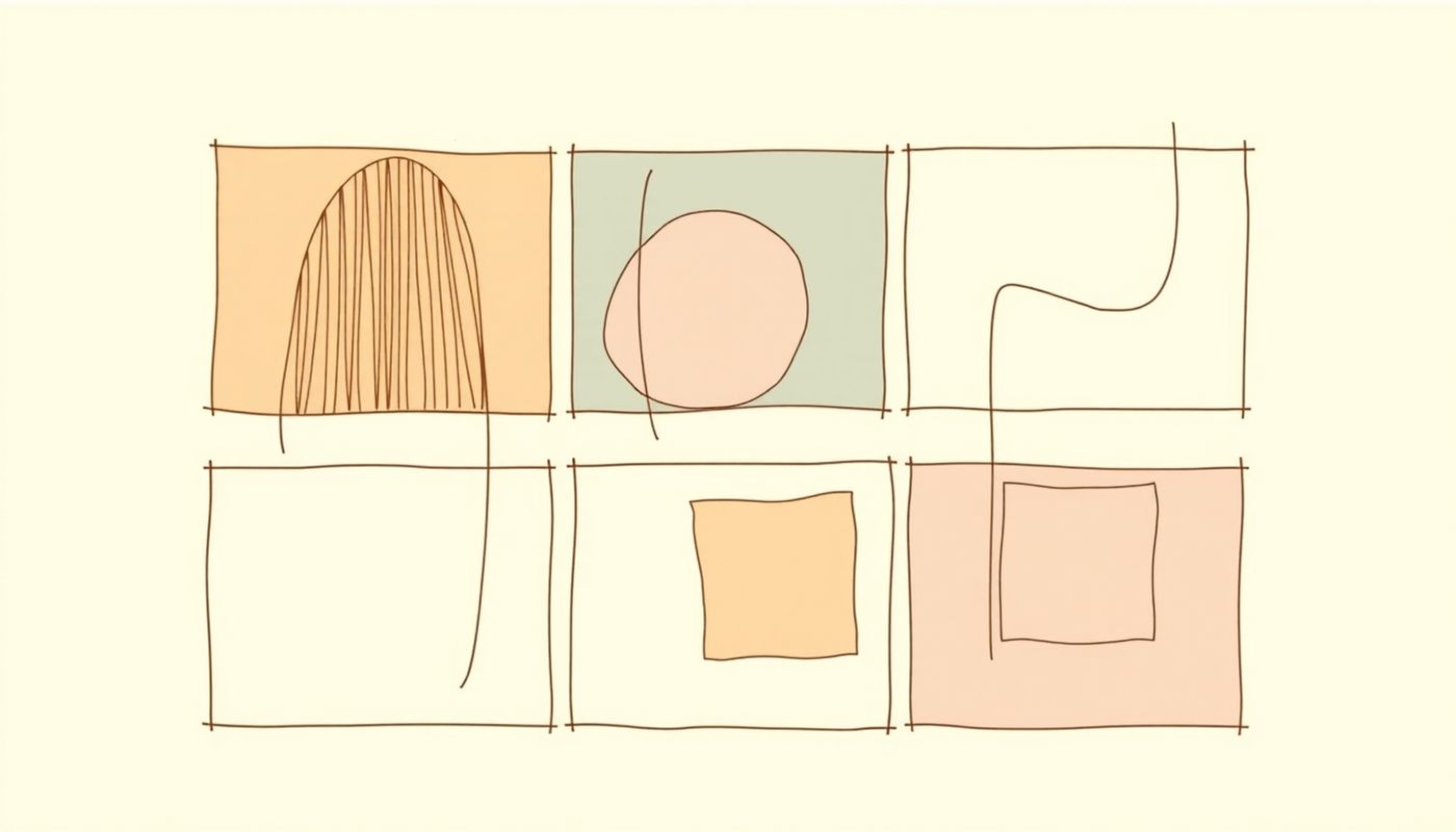 Clean infographic displaying six criteria for evaluating flashcard apps.