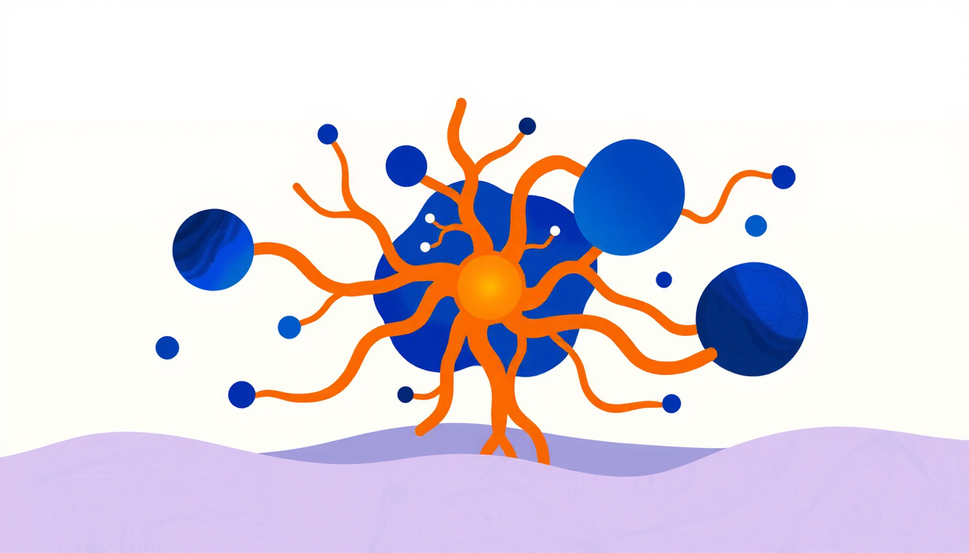 Avant et après des réseaux neuronaux illustrant la plasticité et les connexions.