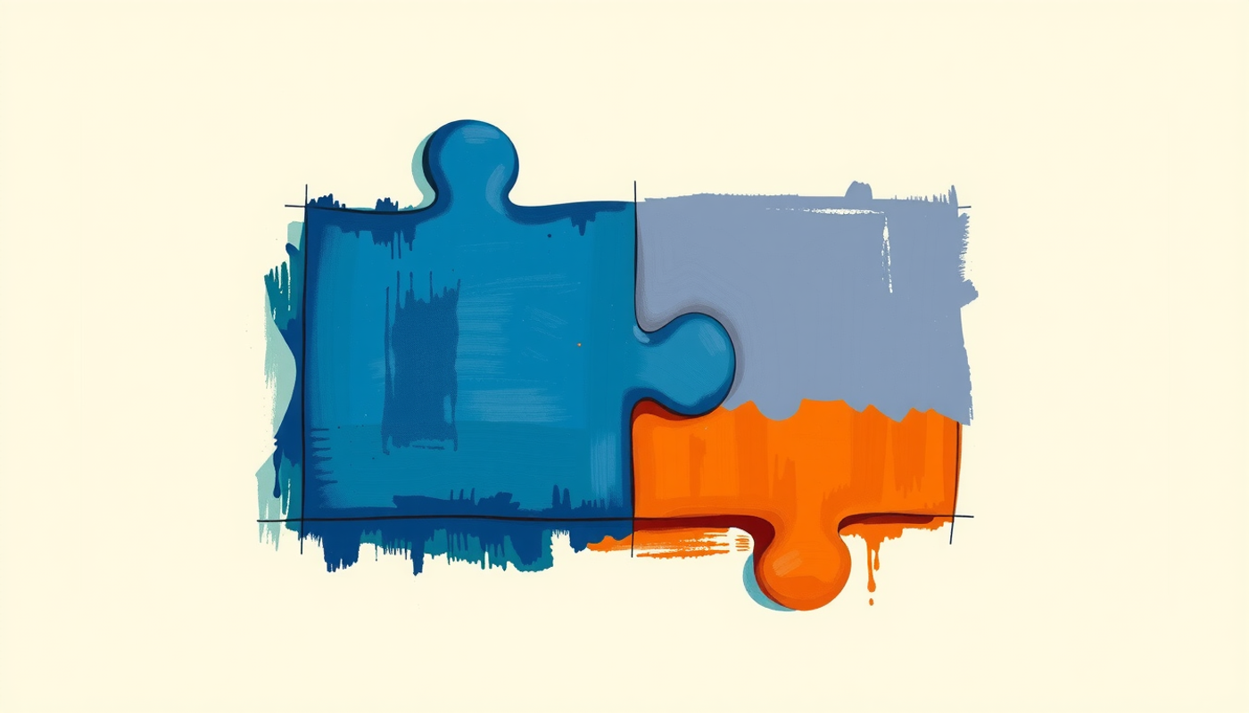 Two puzzle pieces labeled 'Understand' and 'Remember' fitting together.