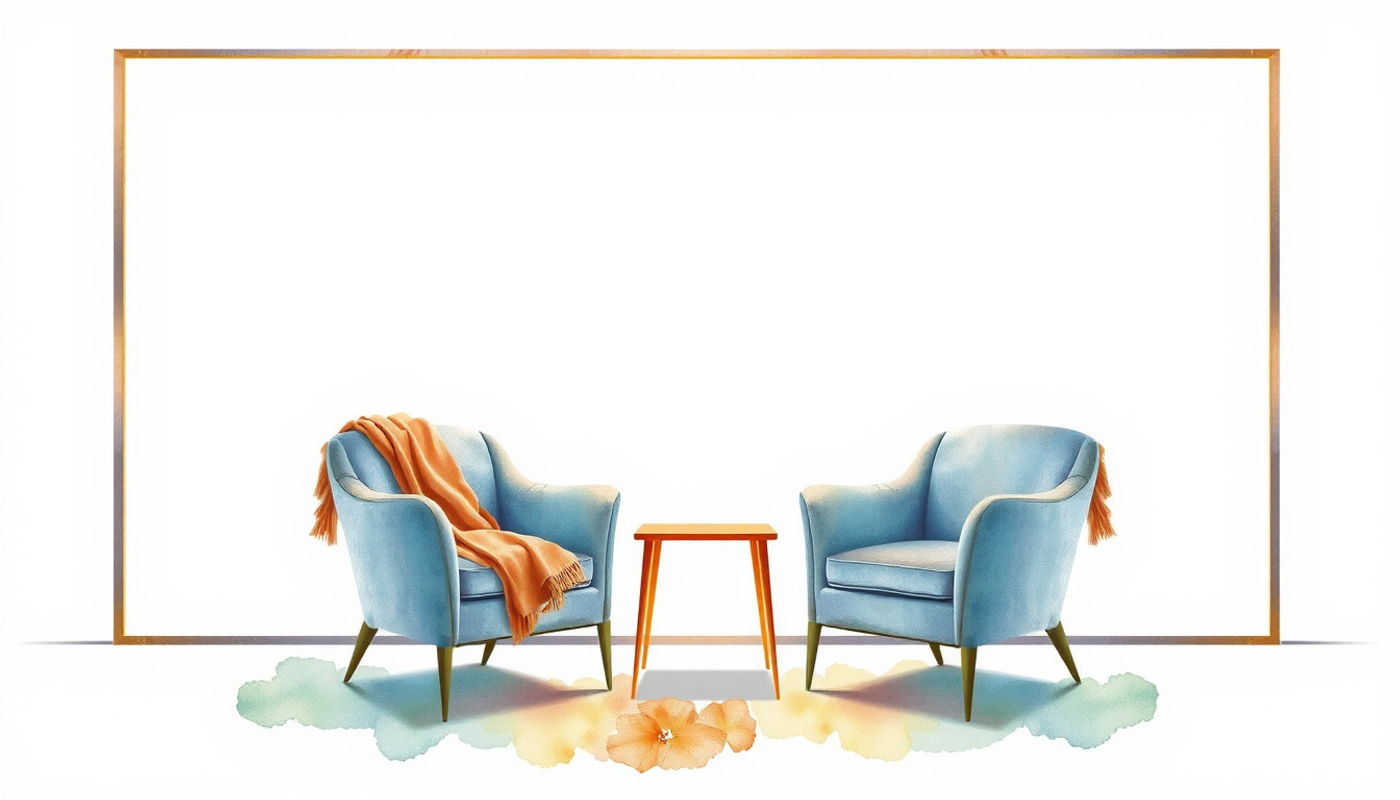 Quiet room with empty chairs, wooden table, and soft daylight.