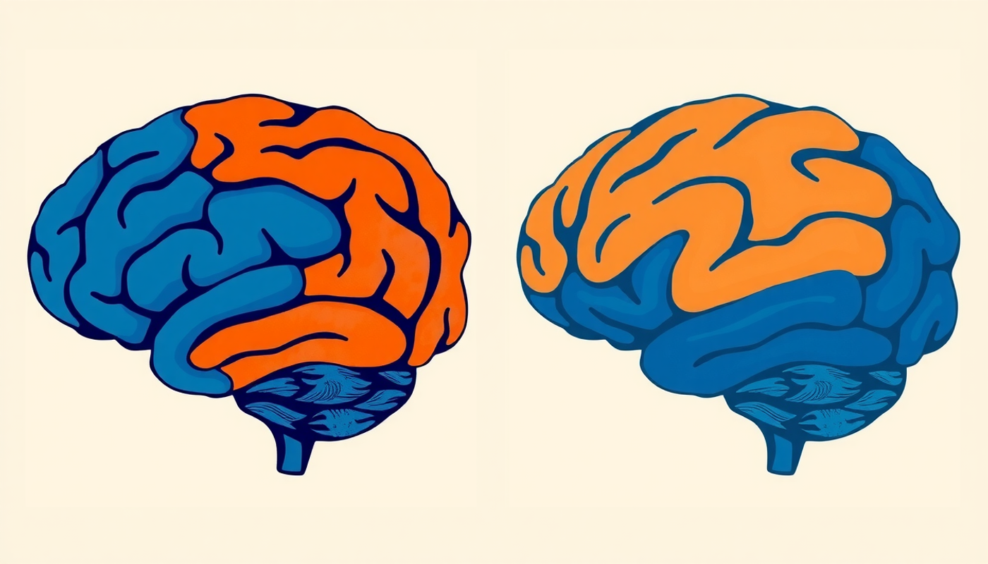 Comparison of massed vs. spaced study sessions and brain activity patterns.