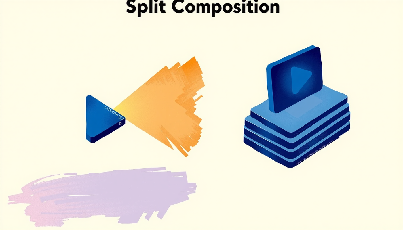 Dim gradient with dissolving play button versus bright flashcards symbolizing active recall.