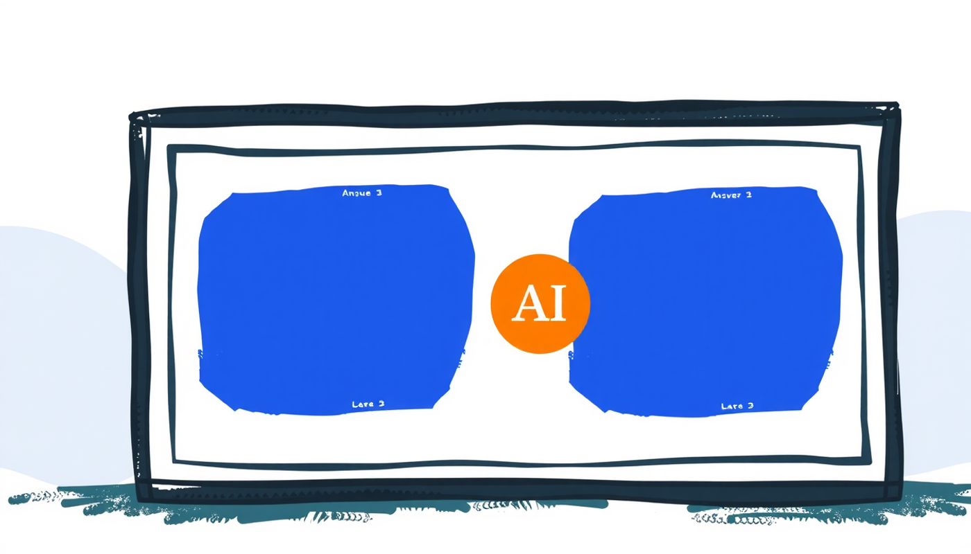 Interface de création de flashcard avec zones question et réponse épurées.