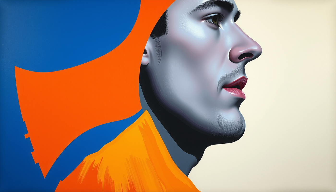 Vivid traumatic flashbacks contrast with blurred contextual memories in watercolor.