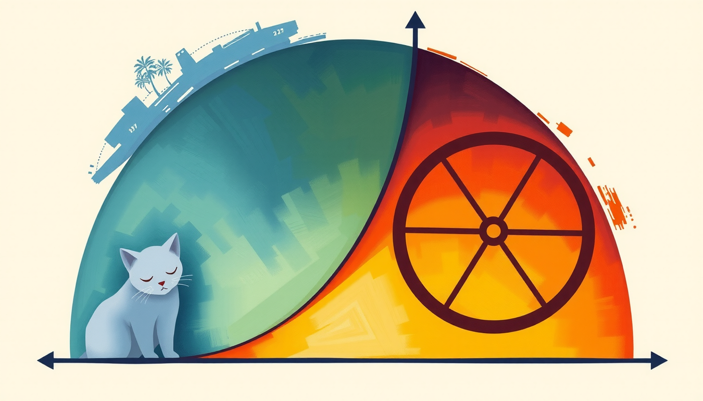 Inverted U-shaped bell curve showing arousal-performance relationship with icons.